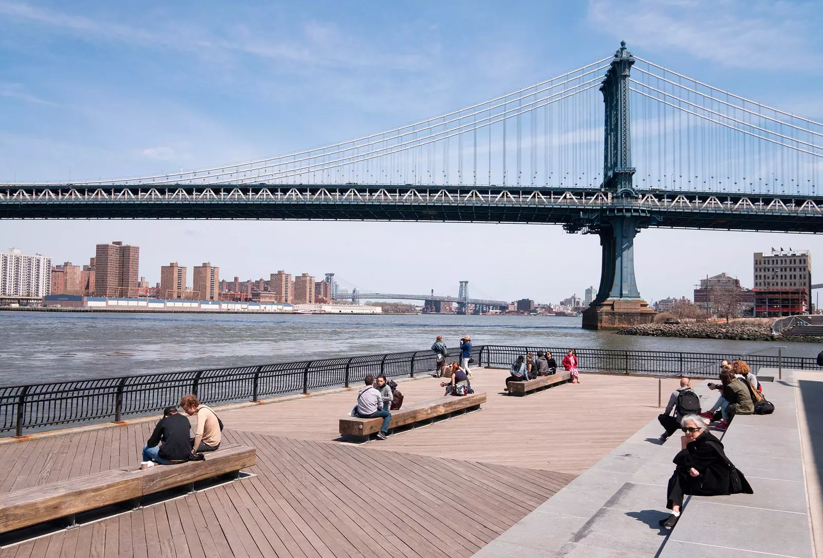 Blick auf die Manhattan Bridge