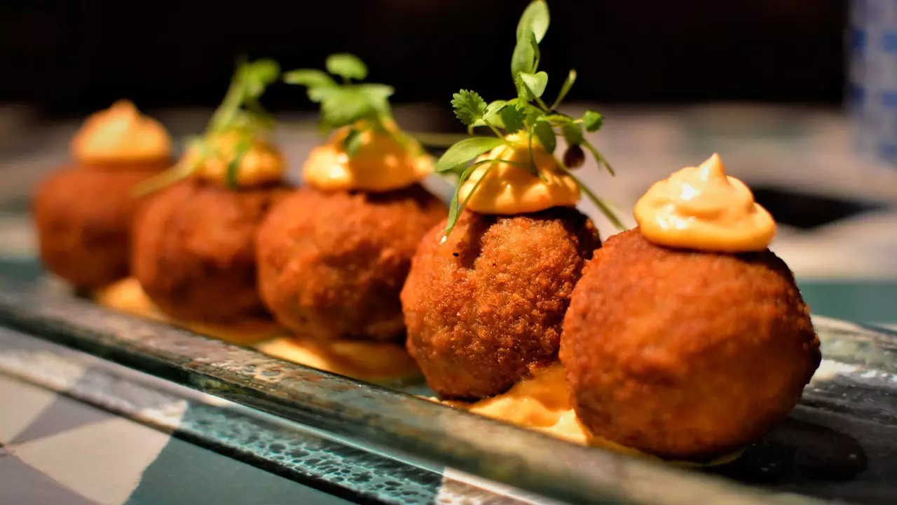 D'Vegan Croquette Route fänkt zu Madrid un