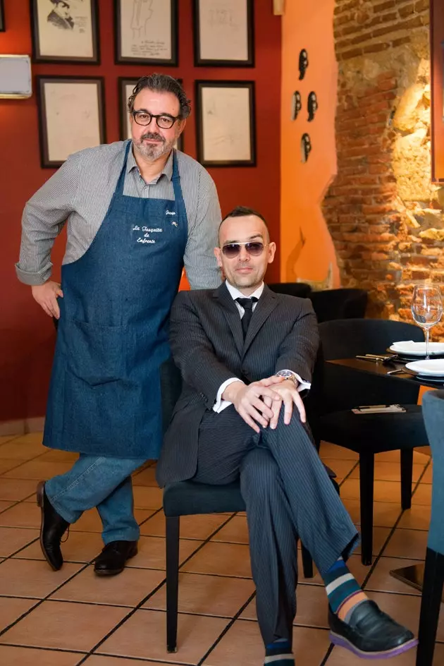 Juanjo López dan Risto Mejide di La Tasquita de Enfrente