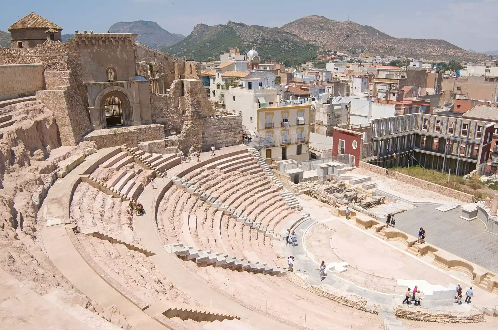 Romeins theater in Murcia, regio Cartagena