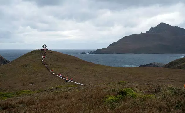 Albatross dalam penerbangan oleh Jos Balcells di Cape Horn