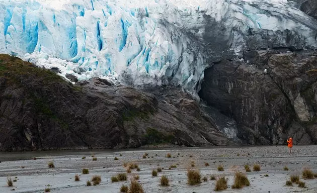 Águila Glacier katika Hifadhi ya Kitaifa ya Alberto de Agostini