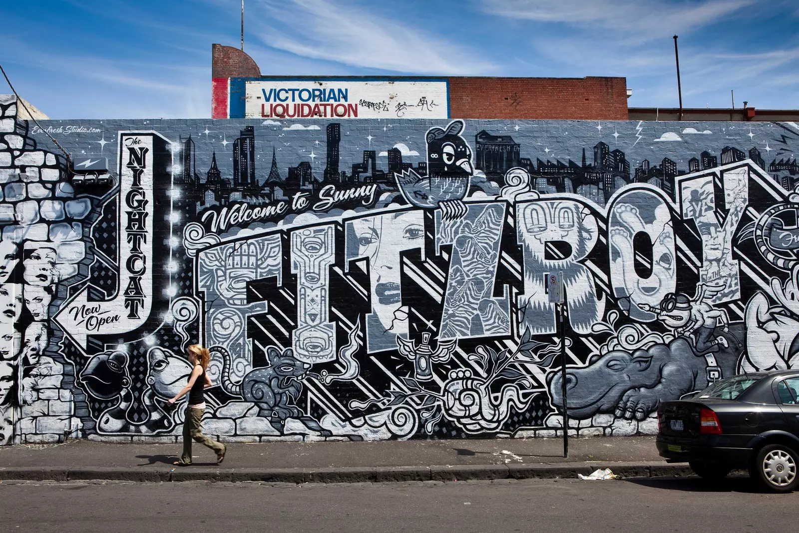 Fitzroy det trendy kvarter i Melbourne