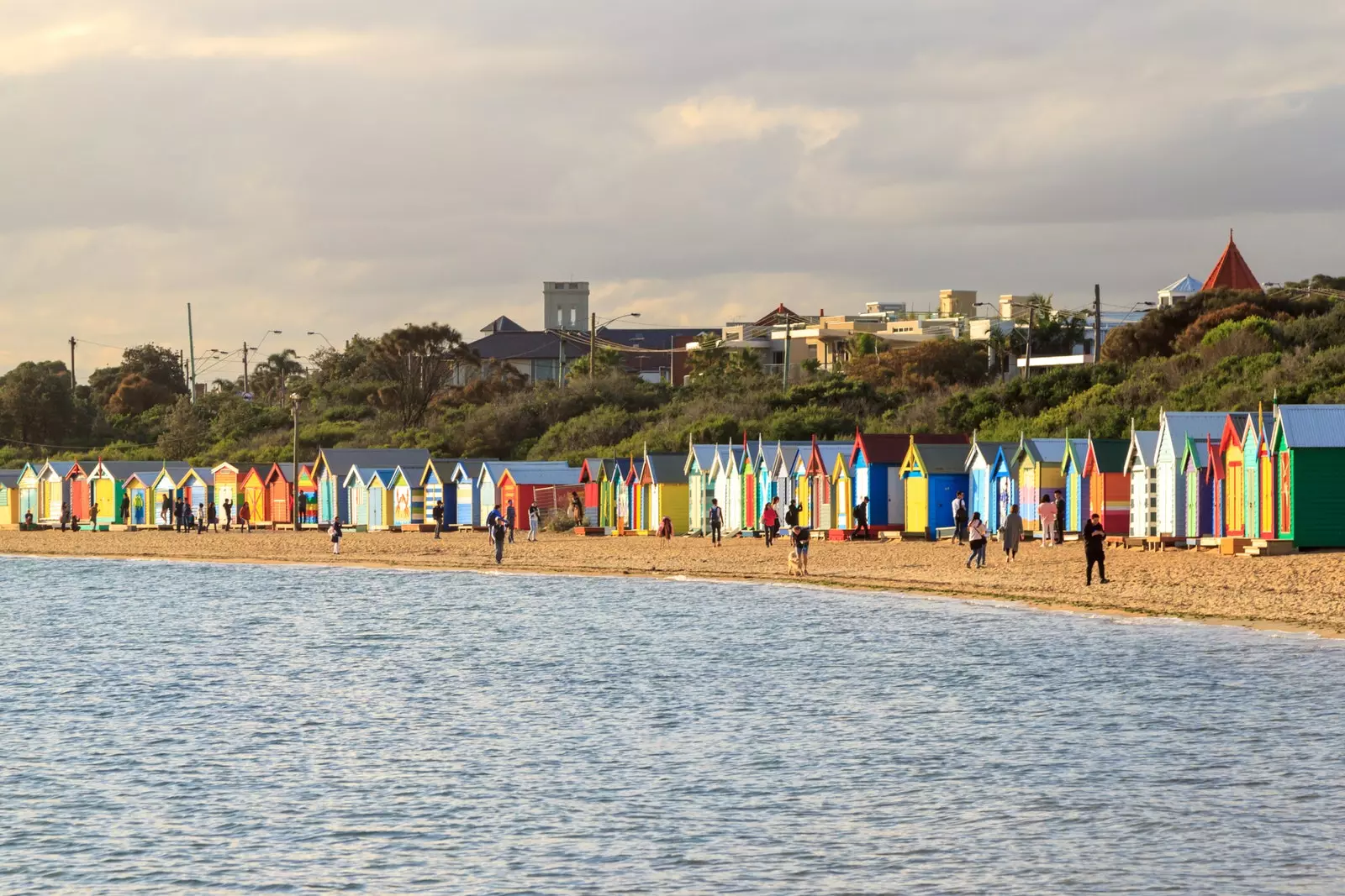 Brighton Beach in Melbourne