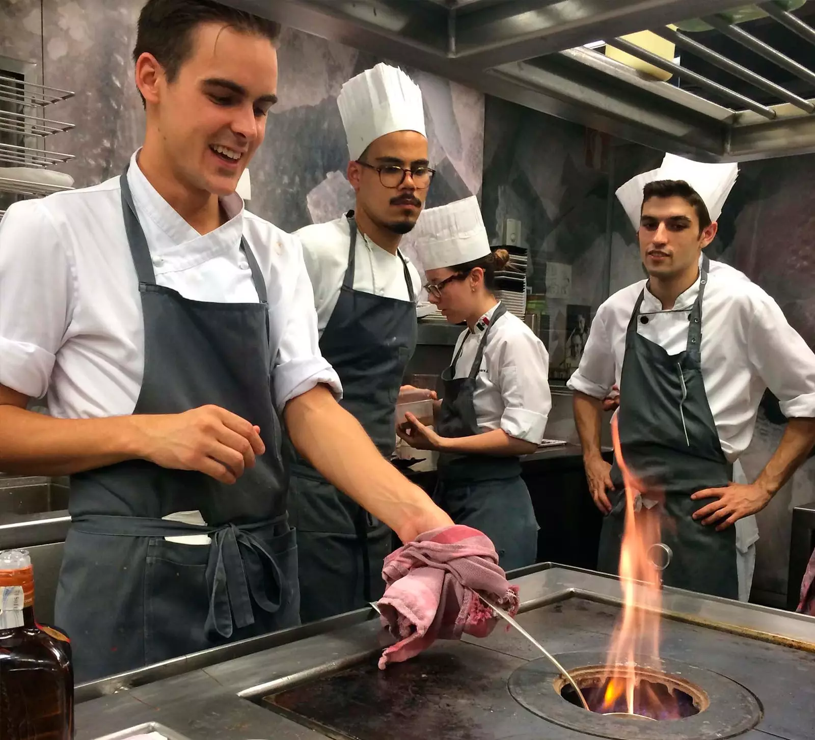 Working in the kitchen of Arzak