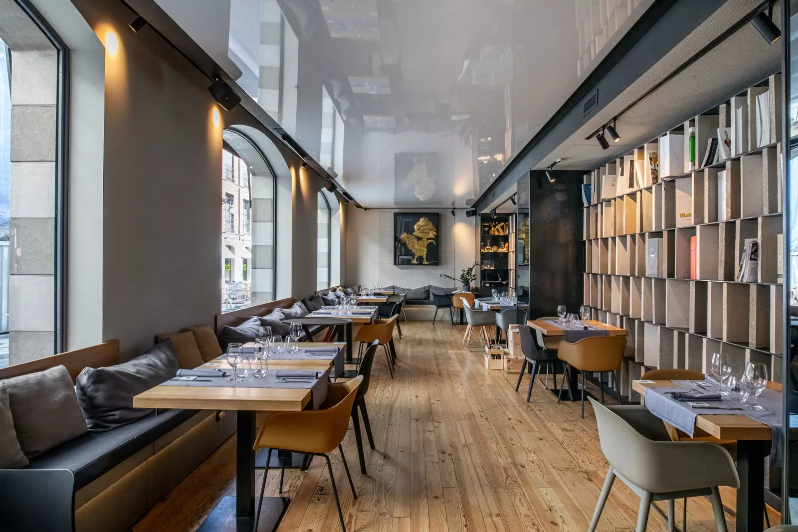 Room of the TrasTO restaurant in Valladolid.