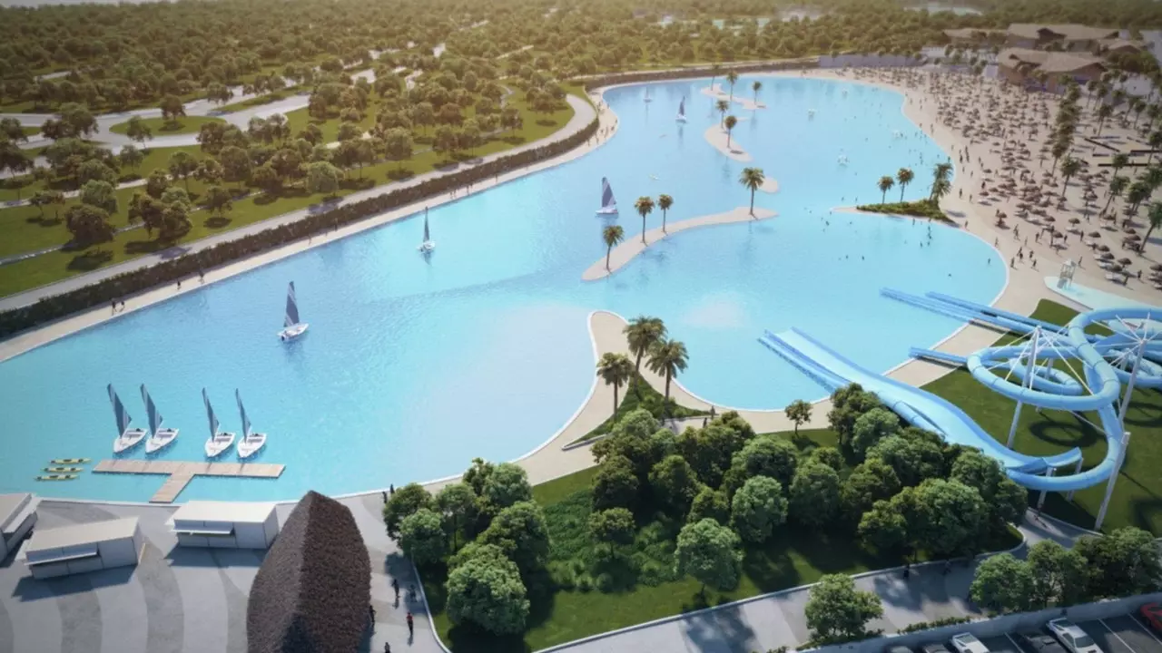 The largest artificial beach in Europe will be 40 minutes from Madrid