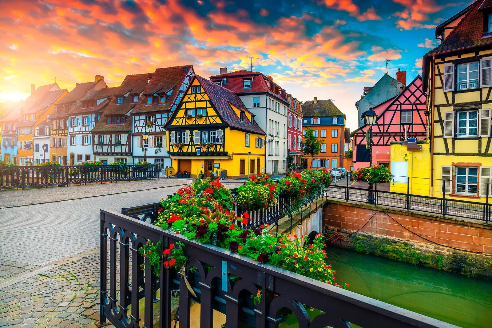 Sonnenaufgang in Colmar