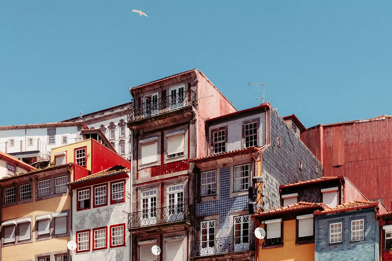 Façades typiques de Porto