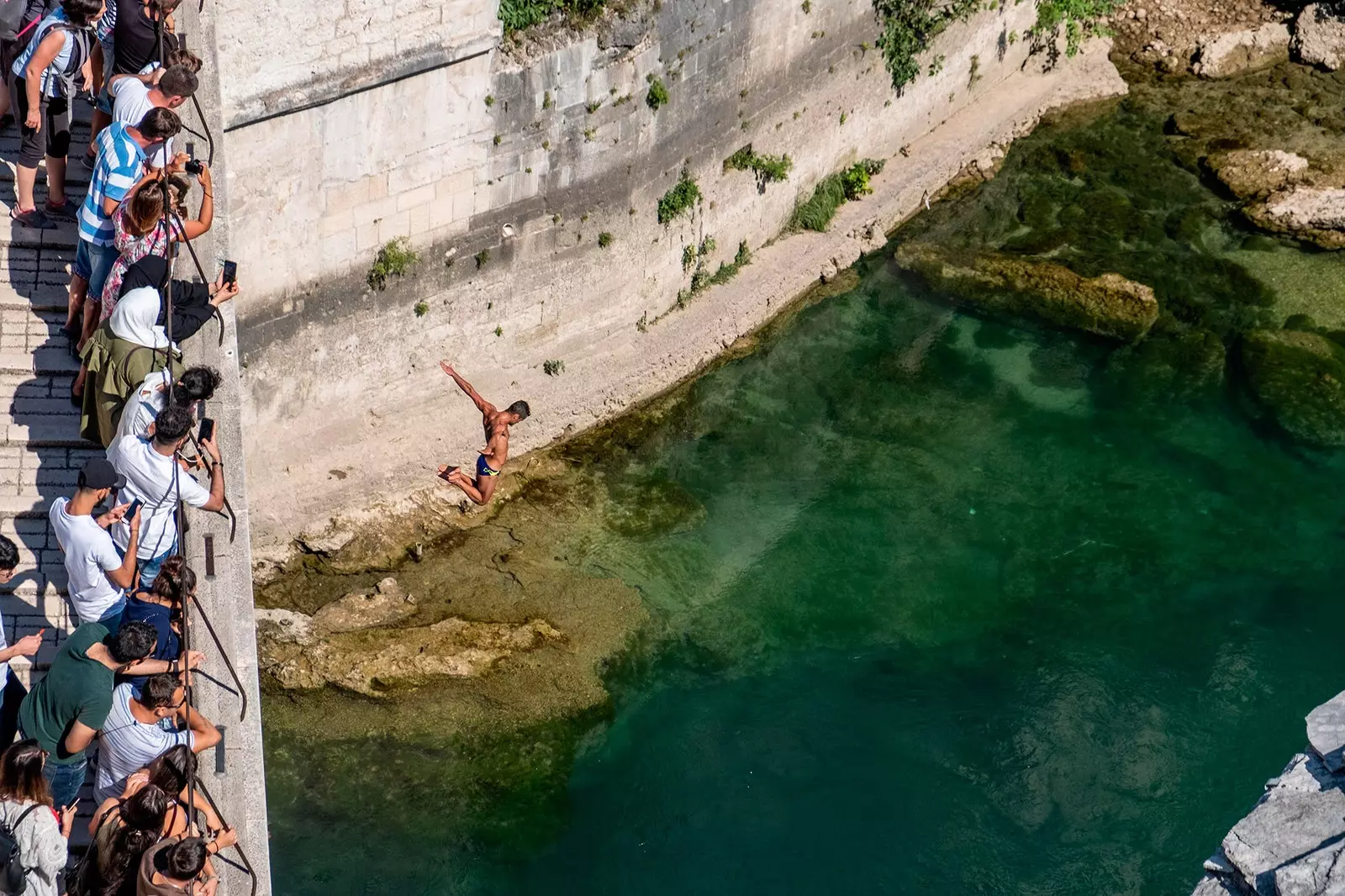 Hersegóvína Mostar austurlensk þorp og víngarða með Miðjarðarhafs ilm