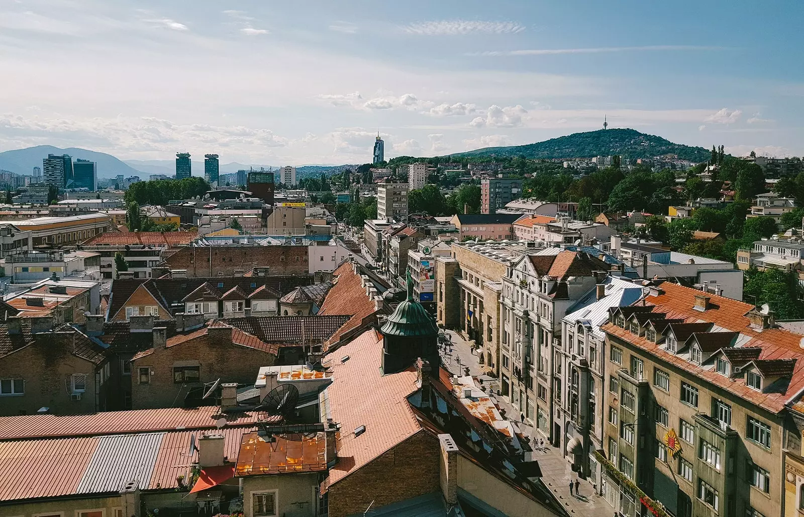 Сараево в пяти основных планах