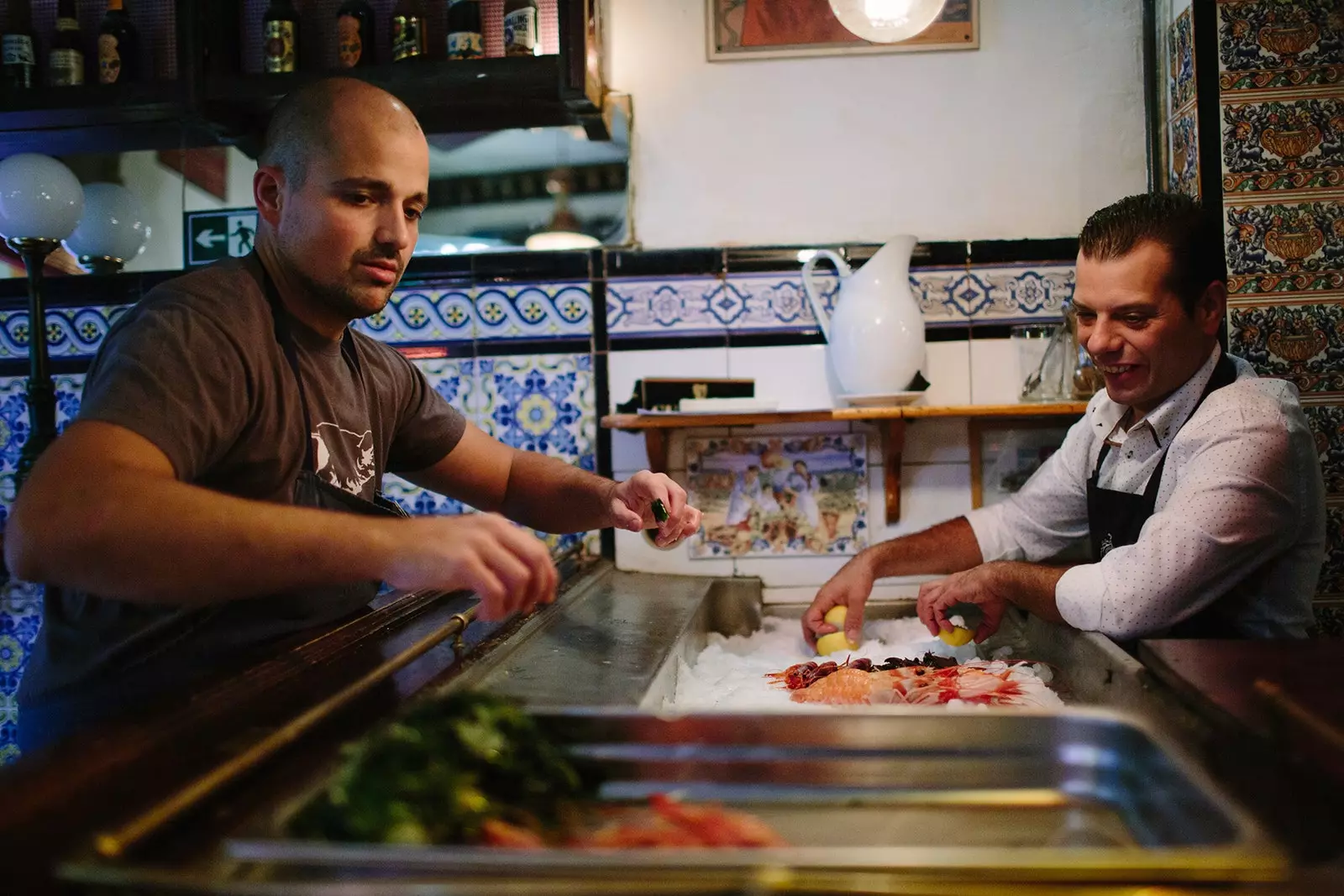 Le bar de la taverne d'Elisa