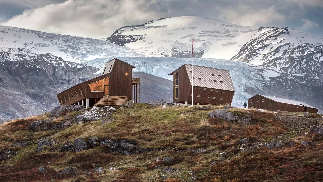 Dormir avec vue sur un glacier, c'est ainsi que sont les nouvelles cabanes en Norvège