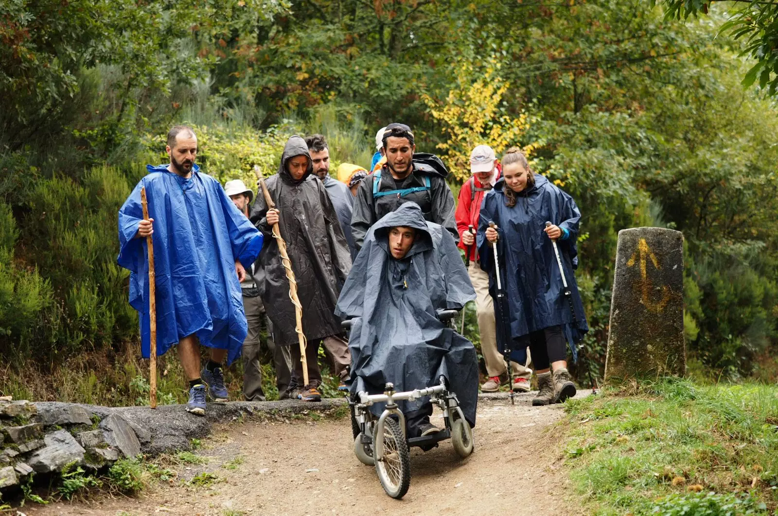 အကန့်အသတ်မရှိ မှတ်တမ်းရုပ်ရှင် Camino de Santiago ဘီးတပ်ကုလားထိုင်