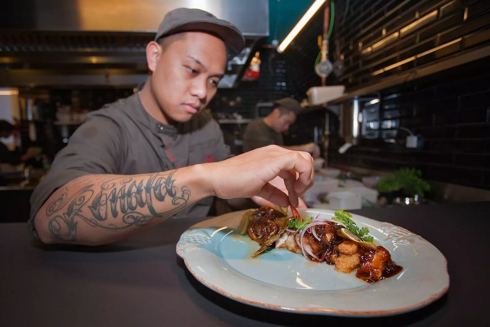 Plating at The Happy Buddha