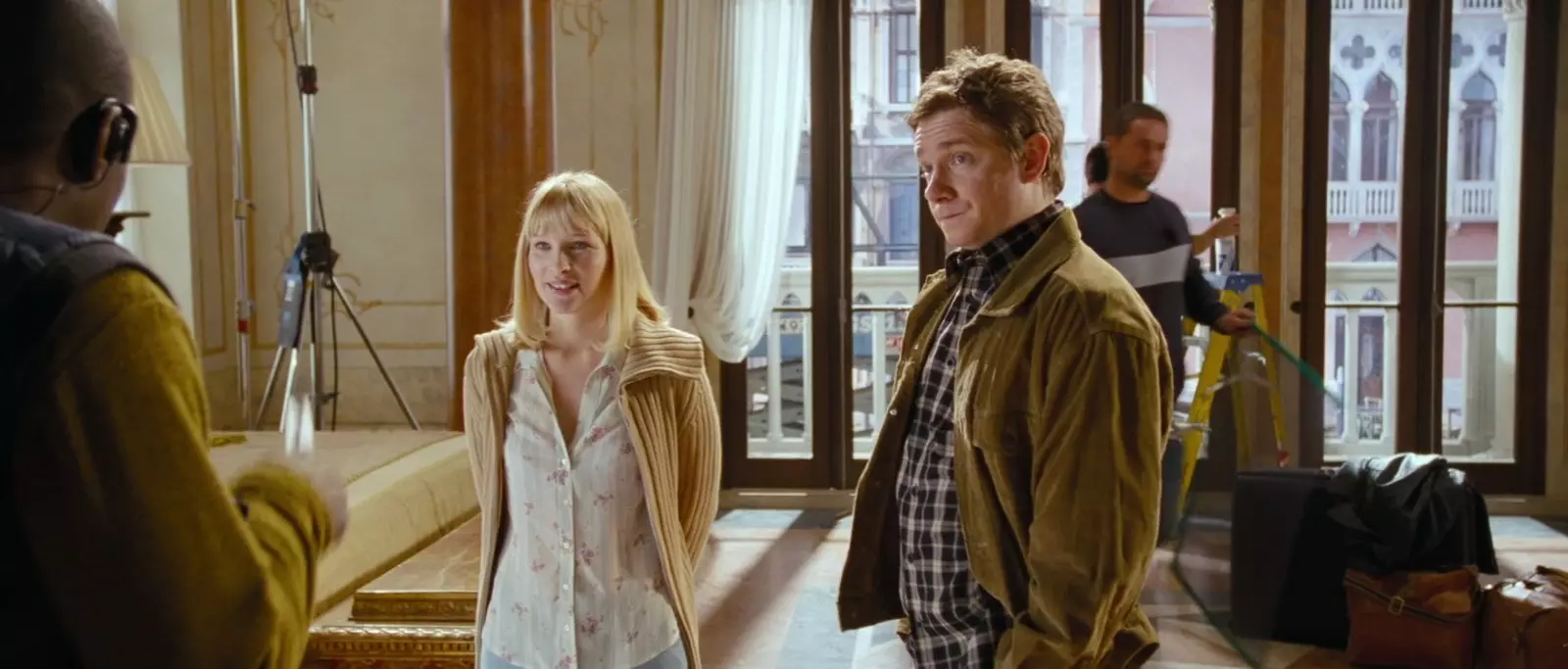 Herec Martin Freeman a herečka Joanna Page.