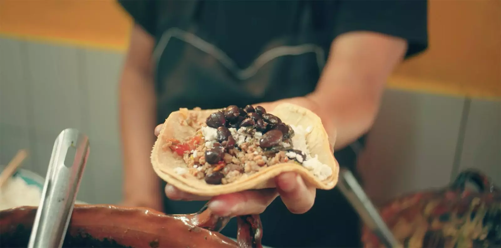 Taco kacang