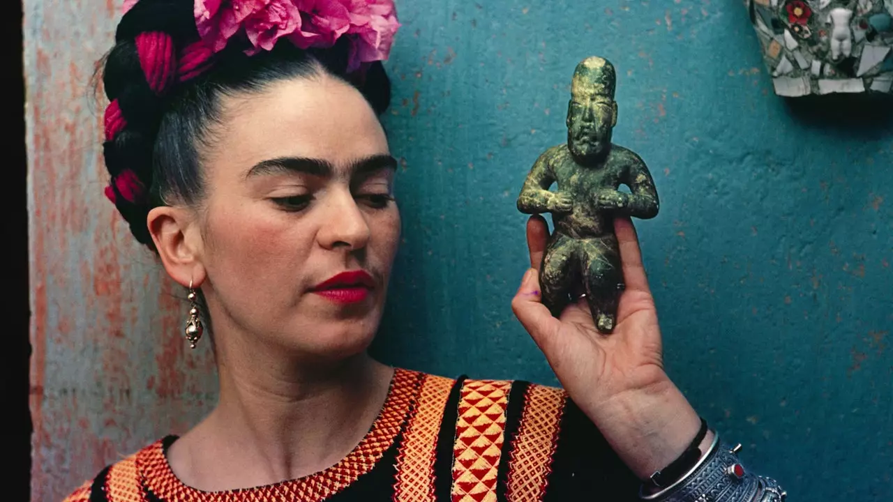 די דעפיניטיווע בוך מיט אַלע די ווערק פון Frida Kahlo