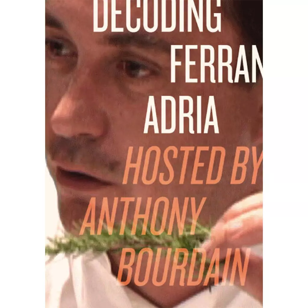 «Decoding Ferran Adrià» վավերագրական ֆիլմի շապիկը