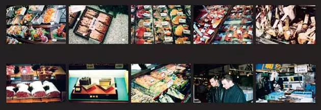 Imagens dos mercados japoneses tiradas por Adrià