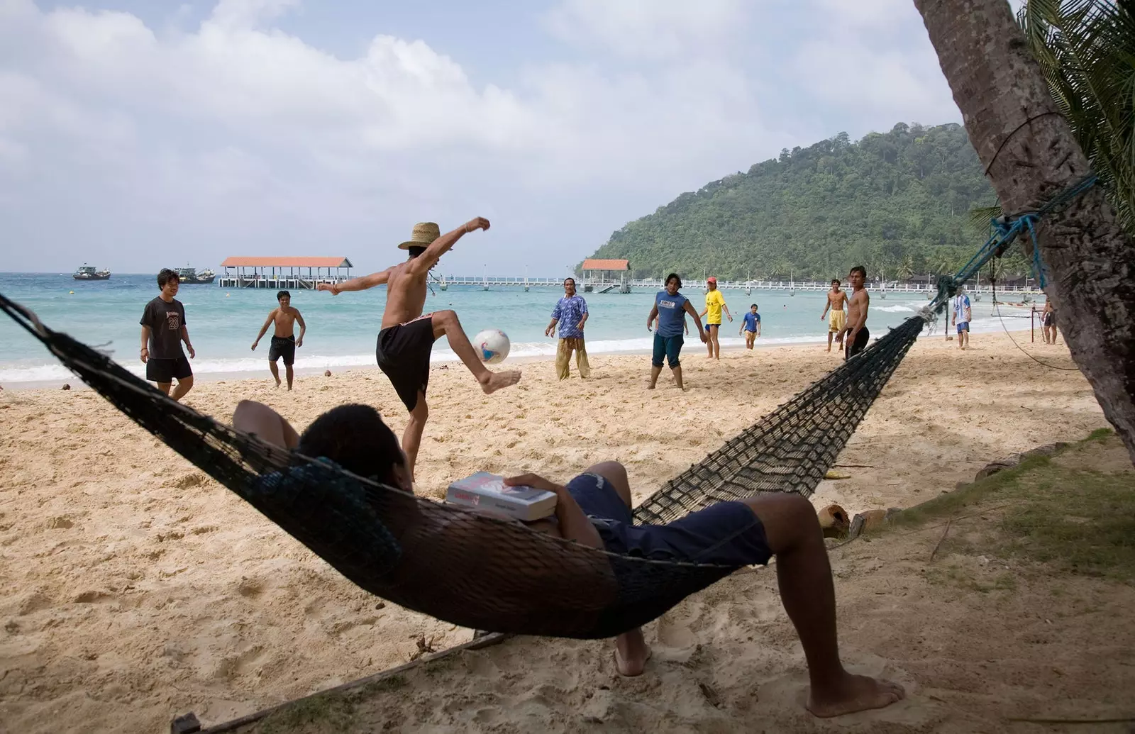 Tioman Adası Malezya'daki Salang Plajı