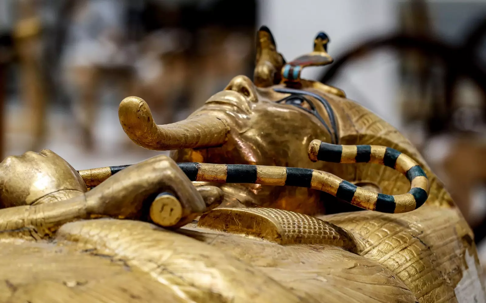 Vor fi două încăperi și 5.000 de piese dedicate lui Tutankhamon, printre care se poate vedea sarcofagul său de aur