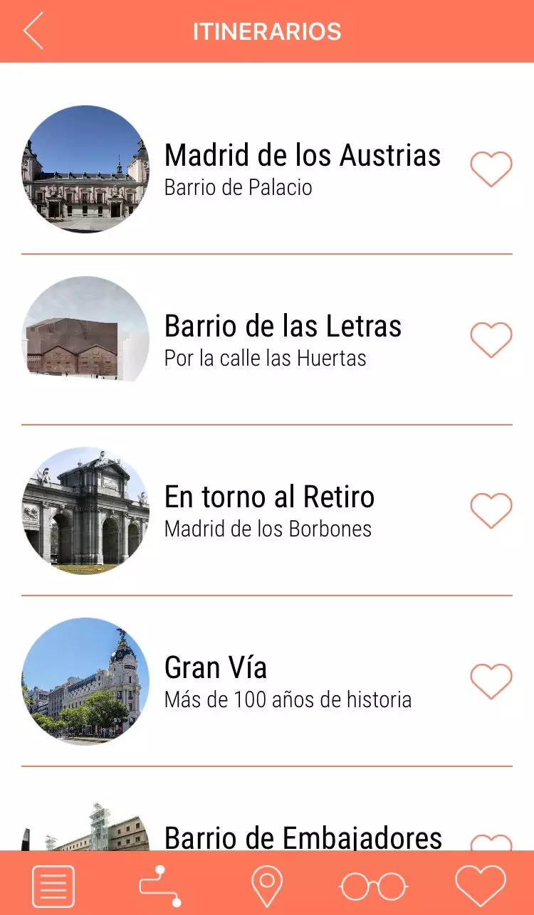 Madrid arkitektúr app