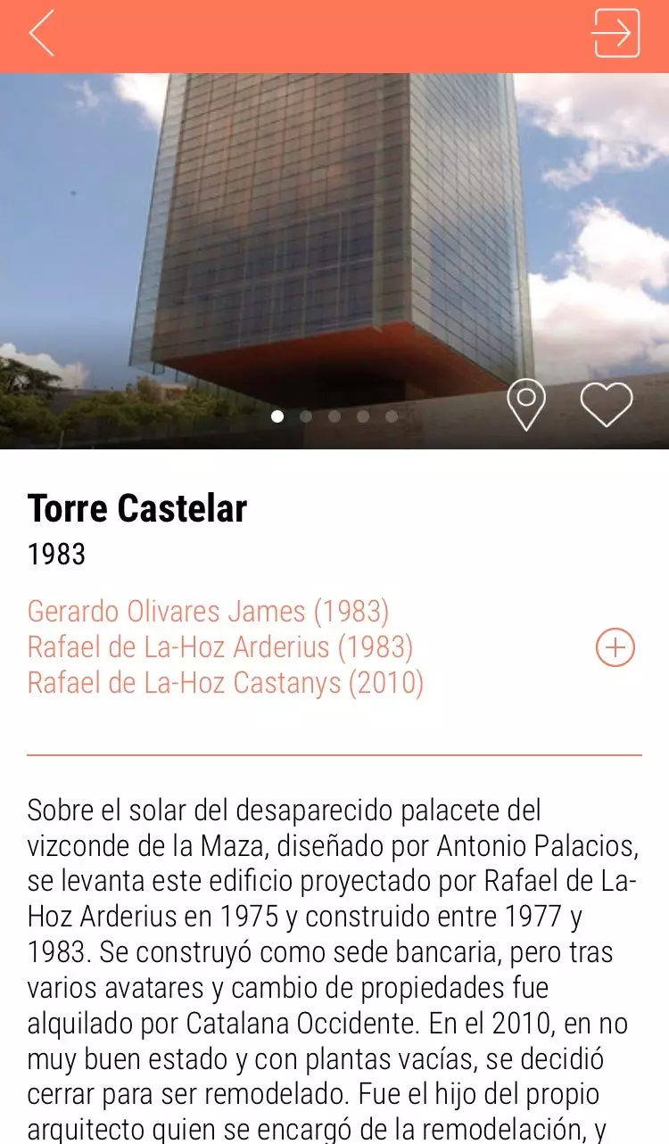 App Arquitectura de Madrid