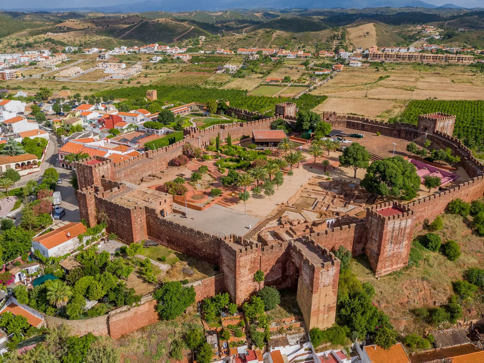 Slottet i Silves Portugal