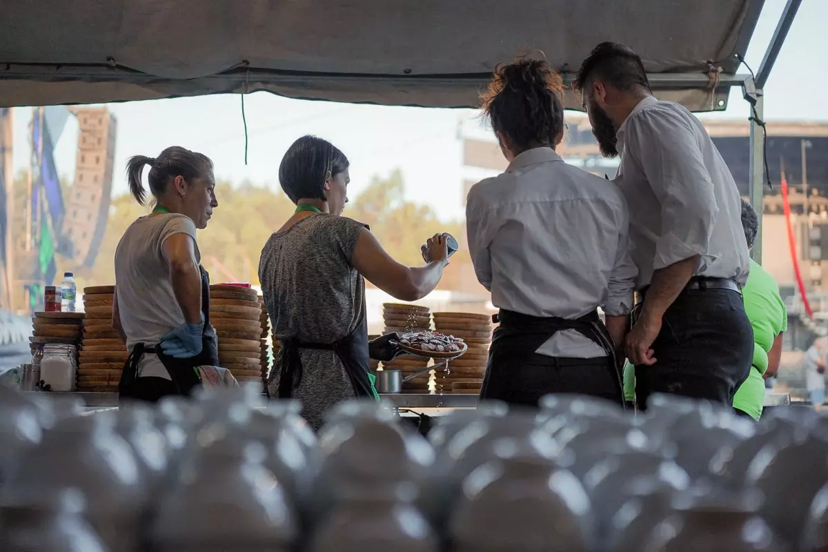 Gastronomie je další základní součástí dobrého galicijského festivalu