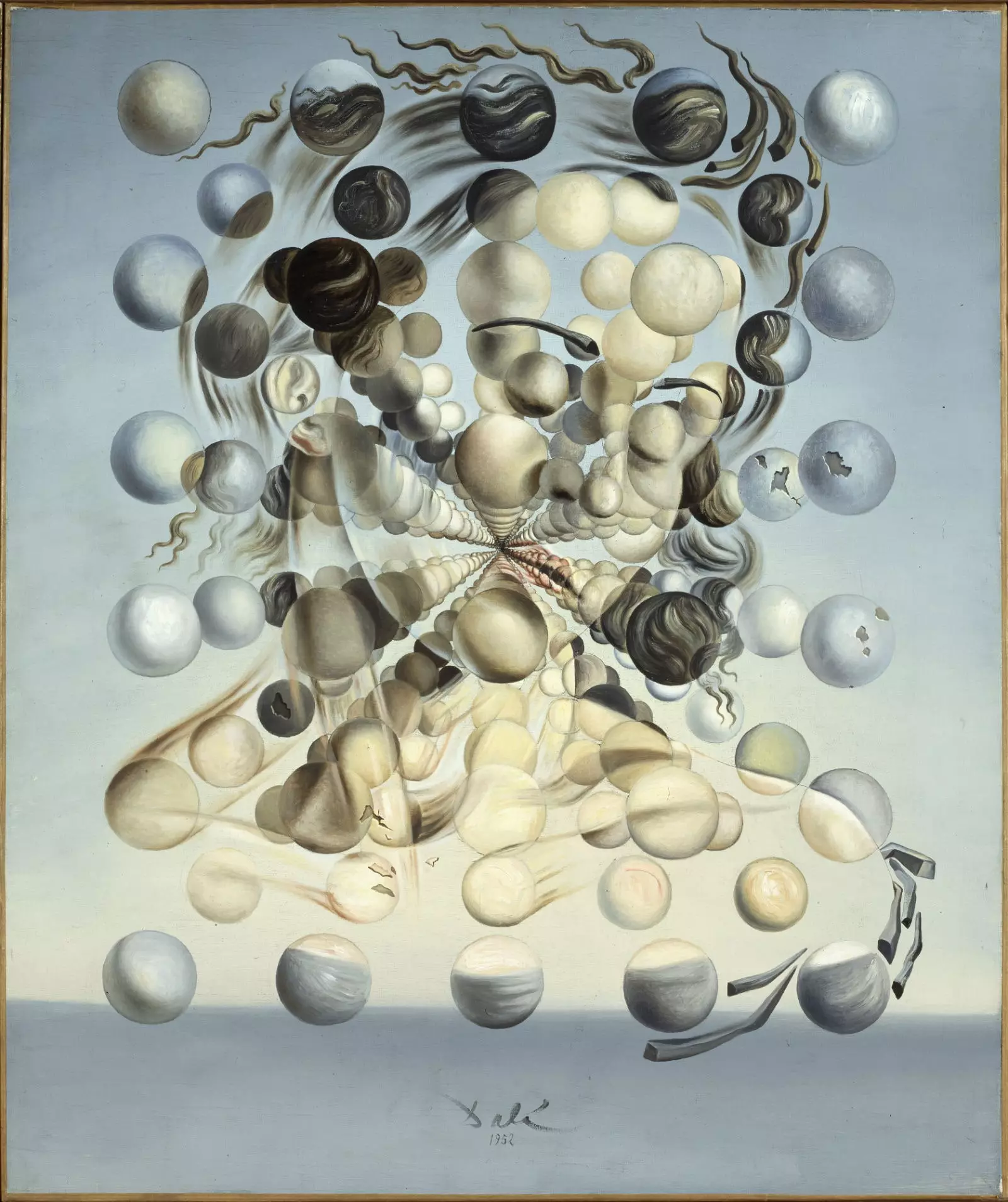 Salvador dali. Gala Placidia. Galatea koulí 1952