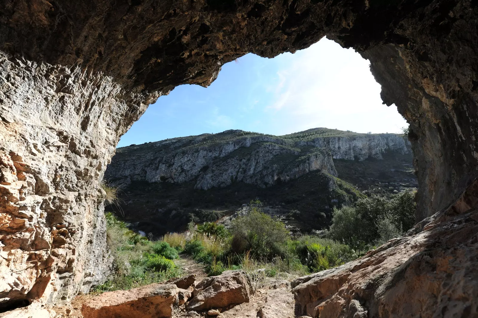 Пла де Petracos Castell de Castells Alicante.