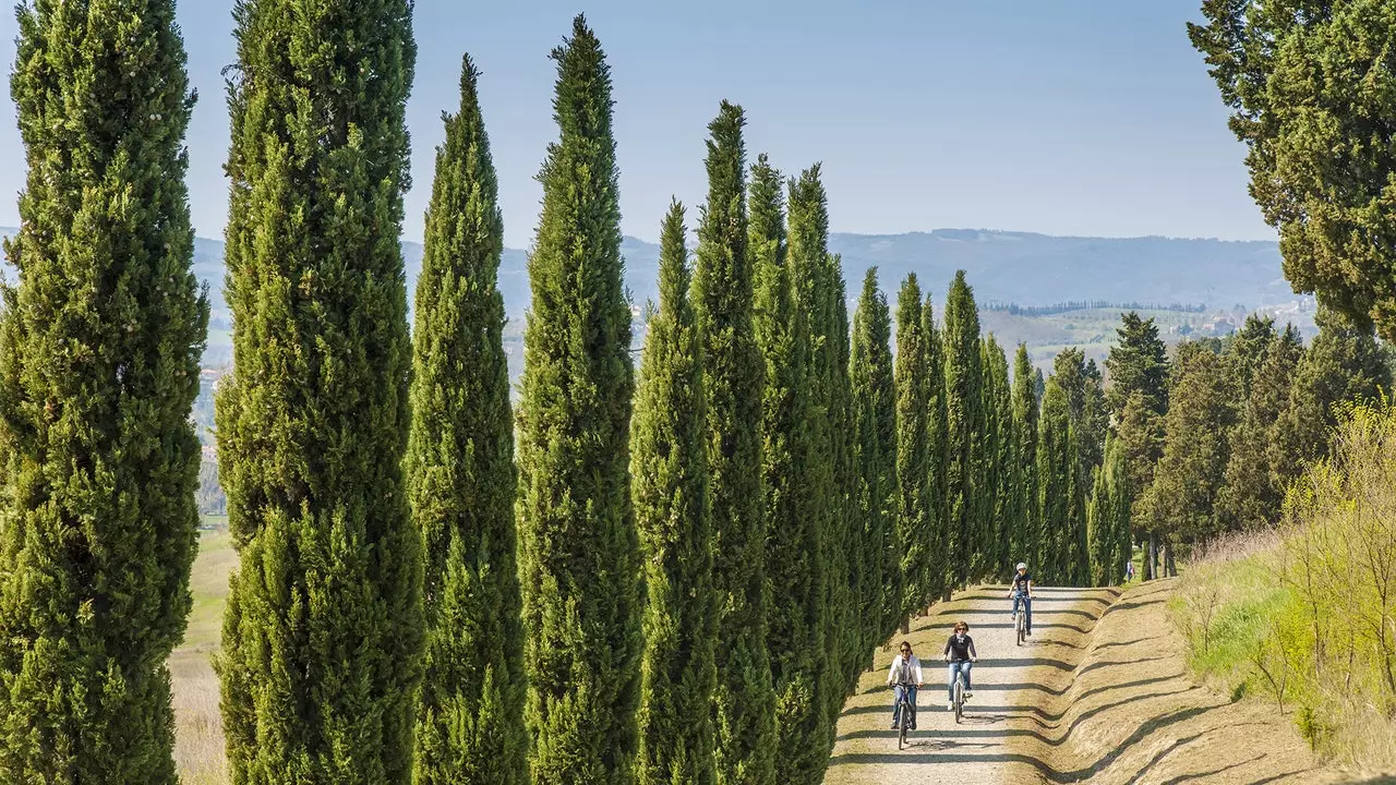 Toscana desconhecida de bicicleta