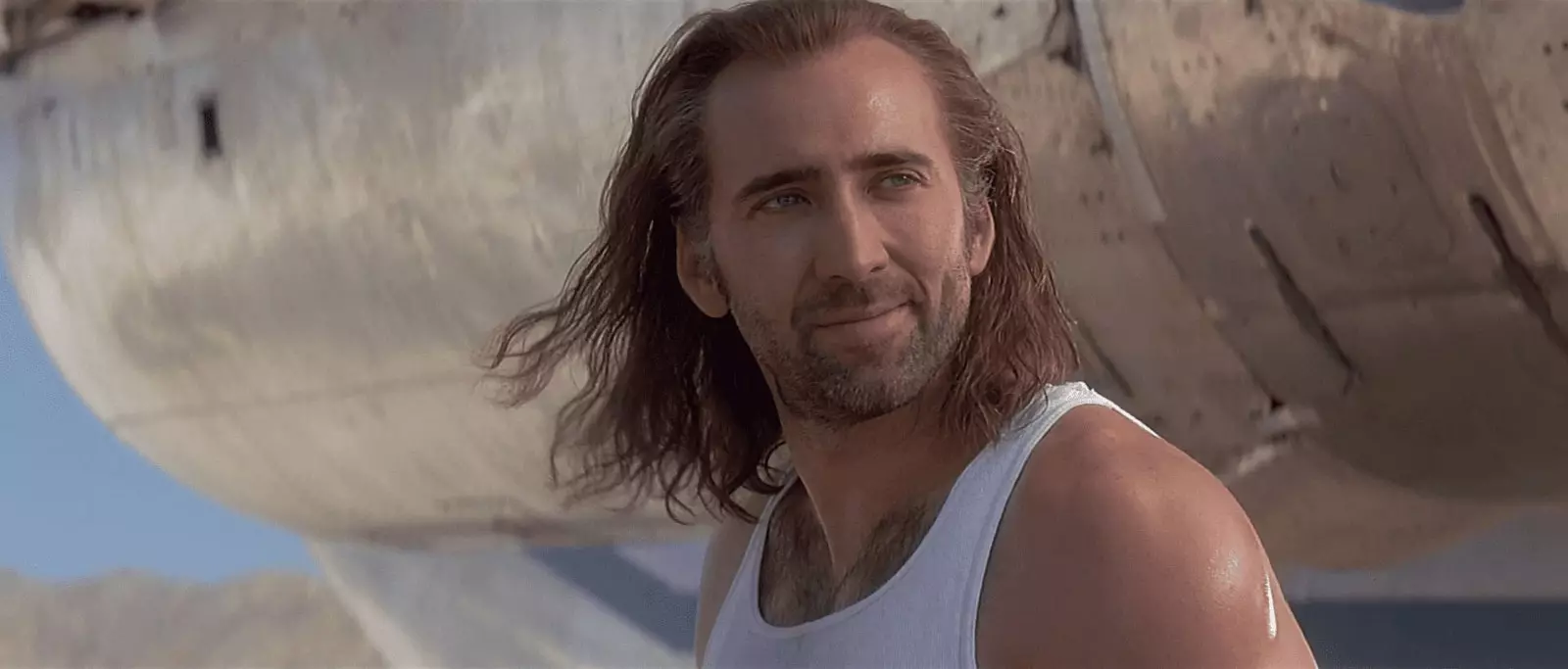 Nicolas Cage w kadrze z Con Air