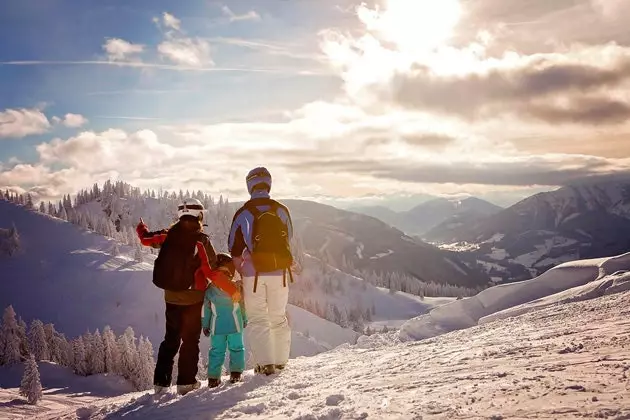 Tre destinasjoner for en dag på ski med familien