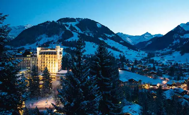 Gstaad on suusatamise häll