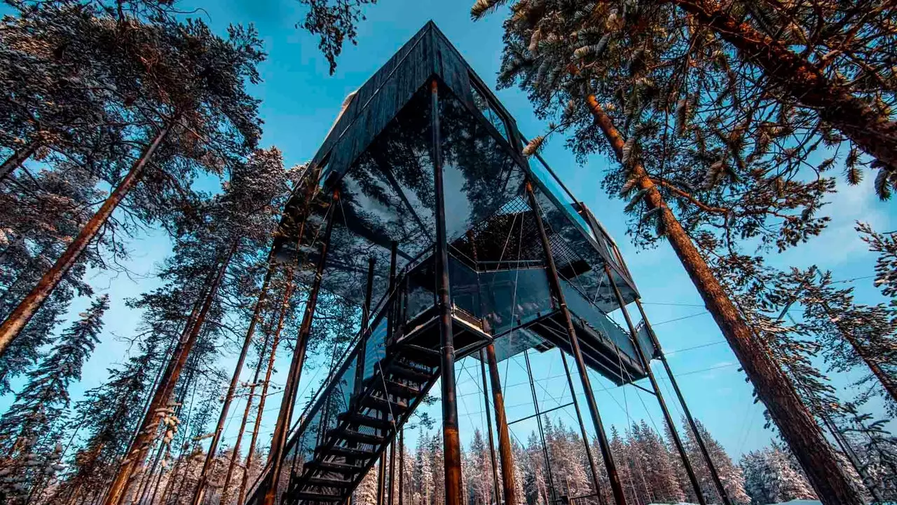 Questa casa sull'albero sarà la tua nuova ossessione invernale