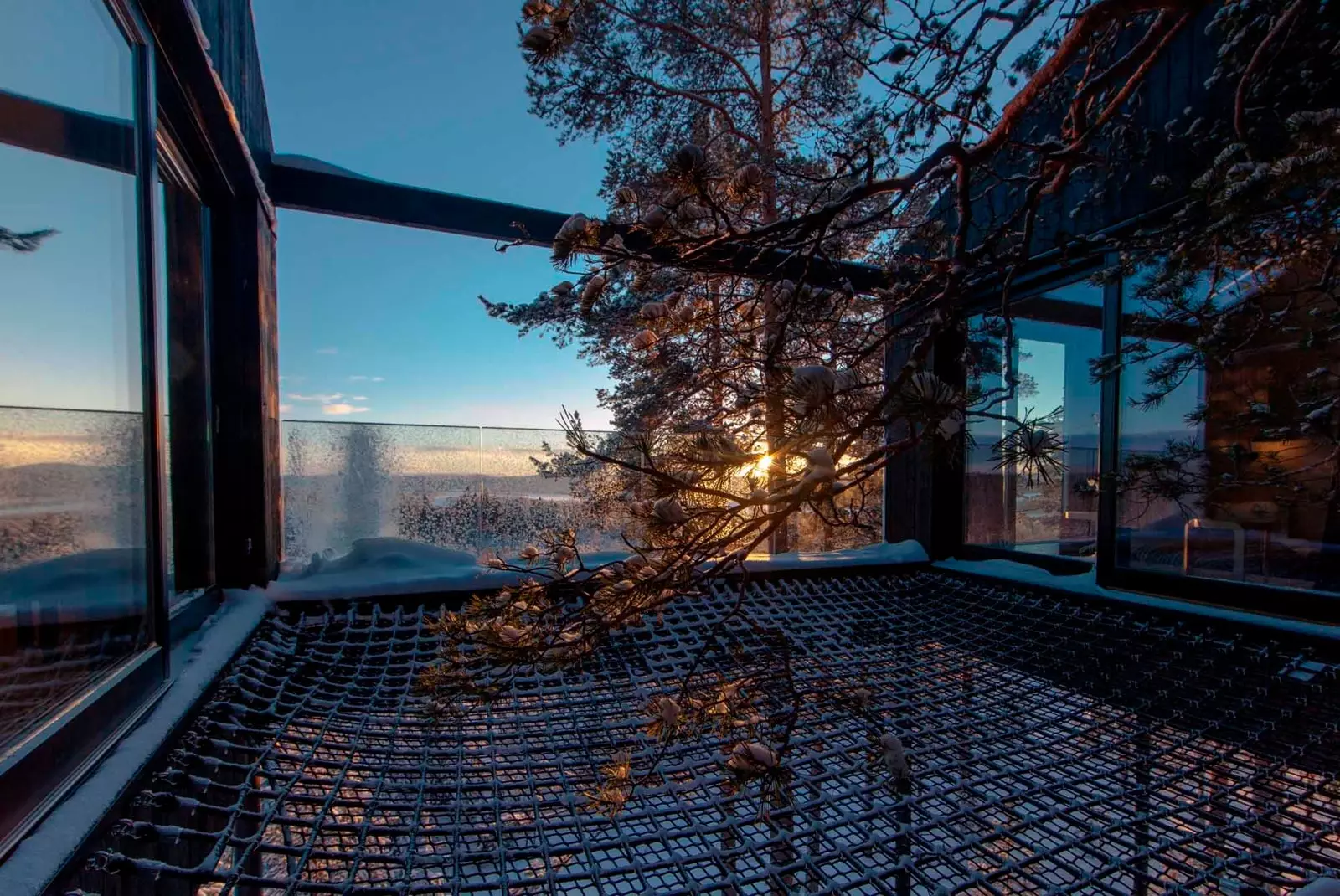 The 7th Room by Snøhetta treehouse in tree hotel sverige