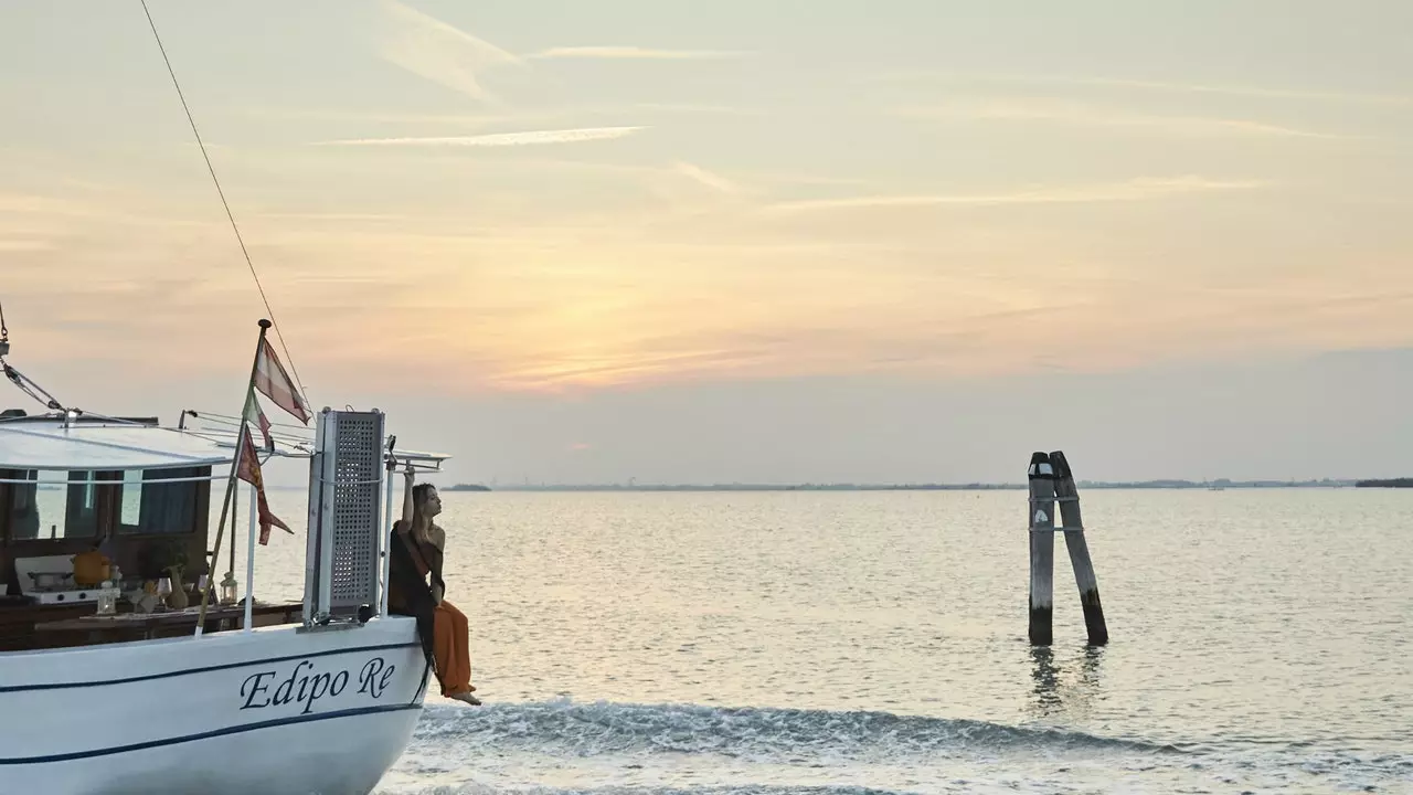 Reviva uma relação cinematográfica na lagoa de Veneza