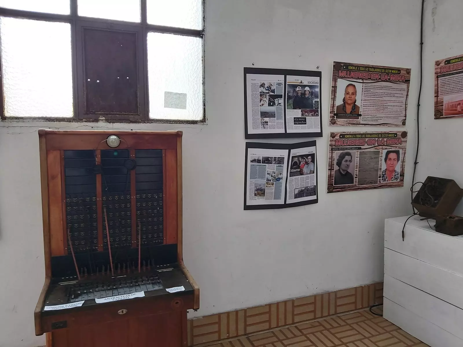 Pameran Wanita di tambang Pozo Julia El Bierzo León