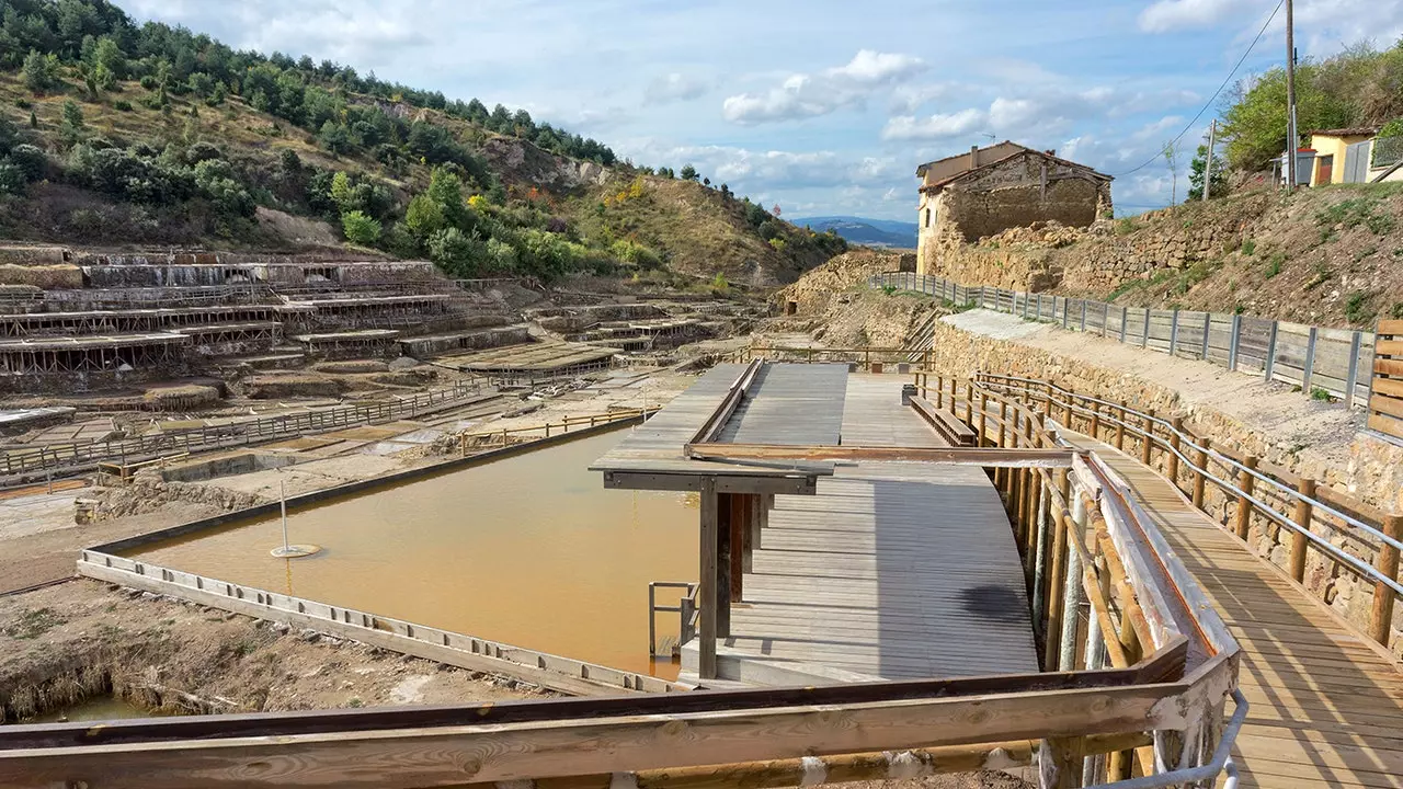 Salinas de Añana: harta karun lava . yang dipulihkan