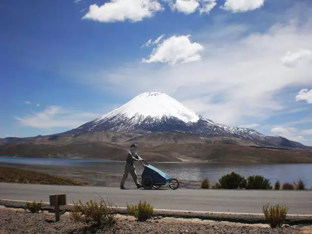 Parinacota eldfjall Yauca þjóðgarðurinn