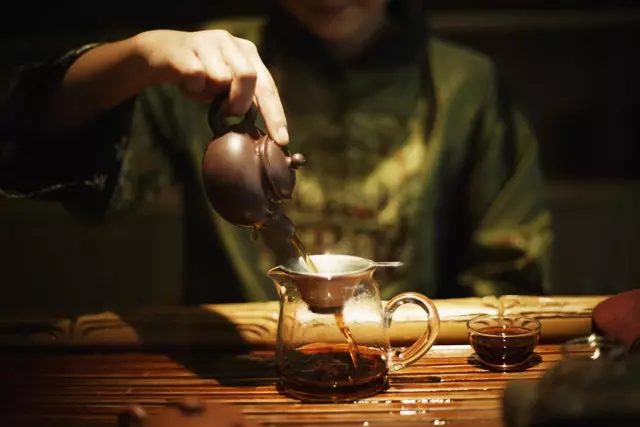 The tea ceremony is part of Chinese art and culture.