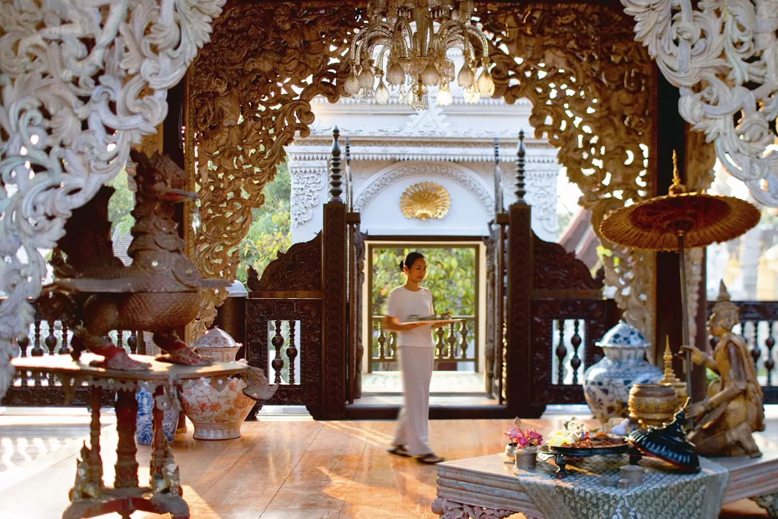 Lobby Spa fil-Dhara Dhevi Chiang Mai