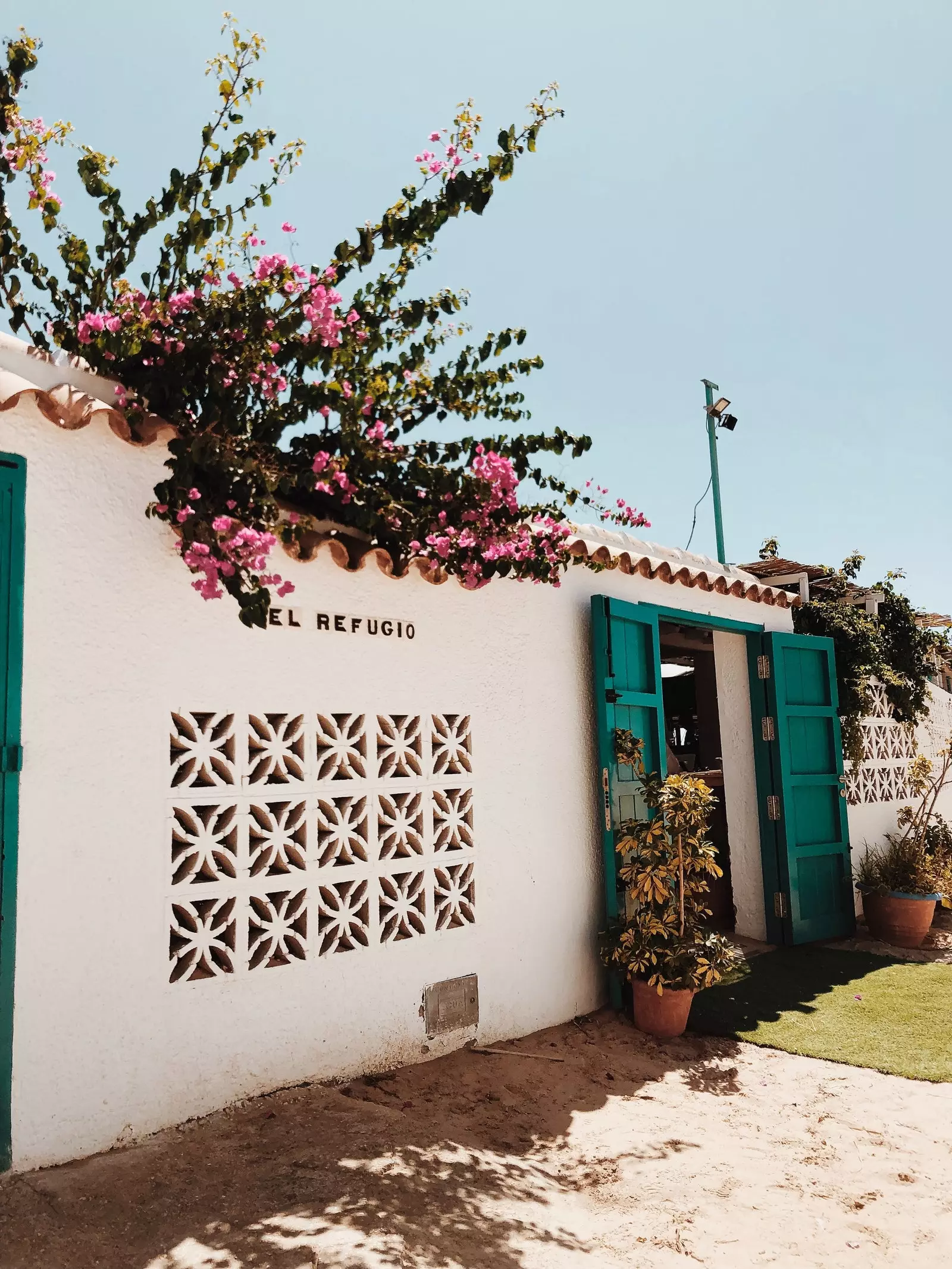 Shelteret i Zahara de los Atunes.