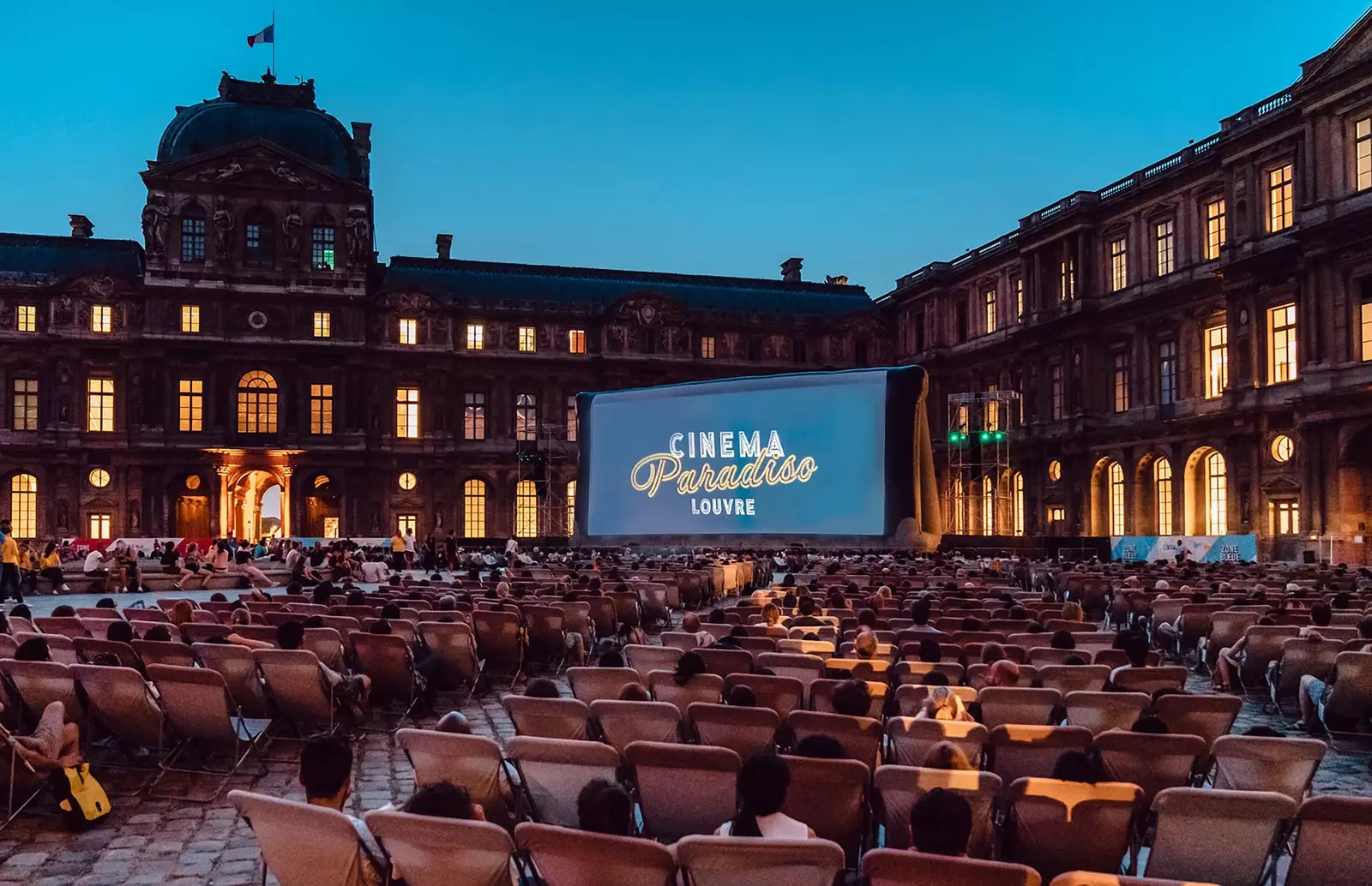 Cinma Paradiso Open-Air Kino Deeg zréck am Louvre