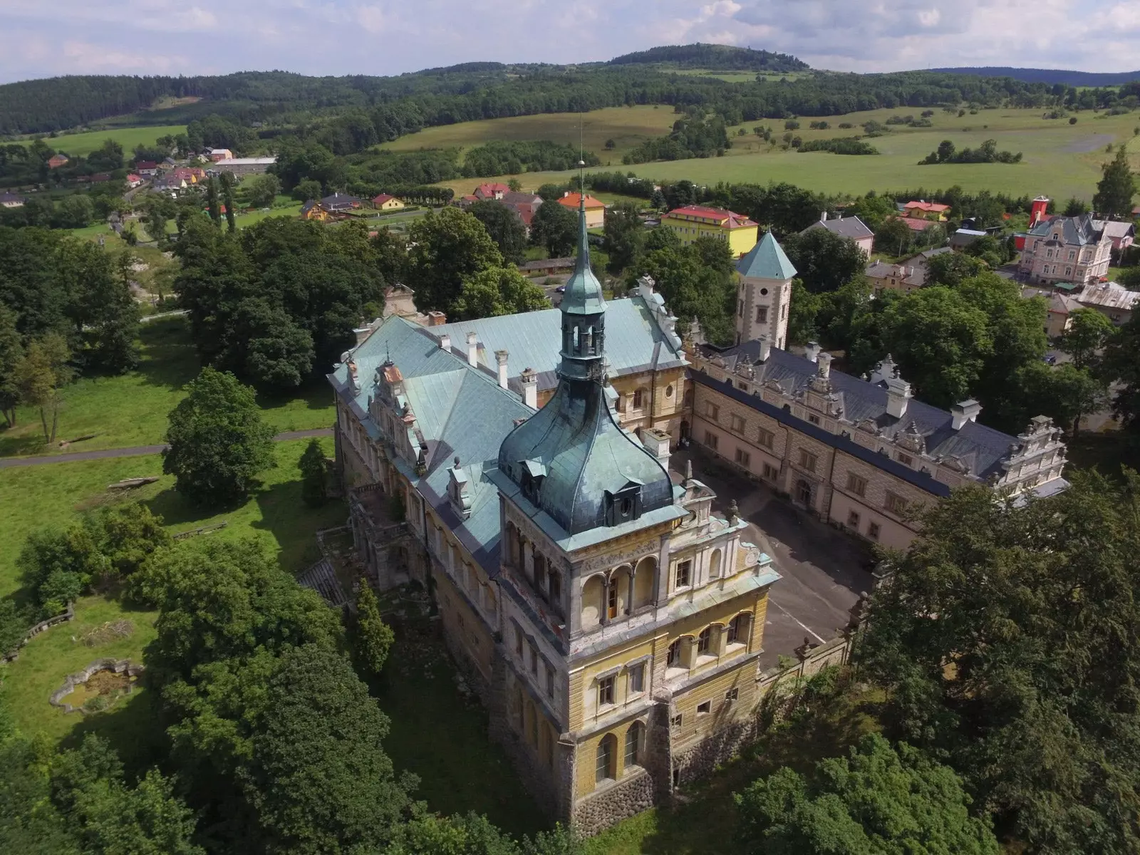 Schlass Stružn an der Tschechescher Republik