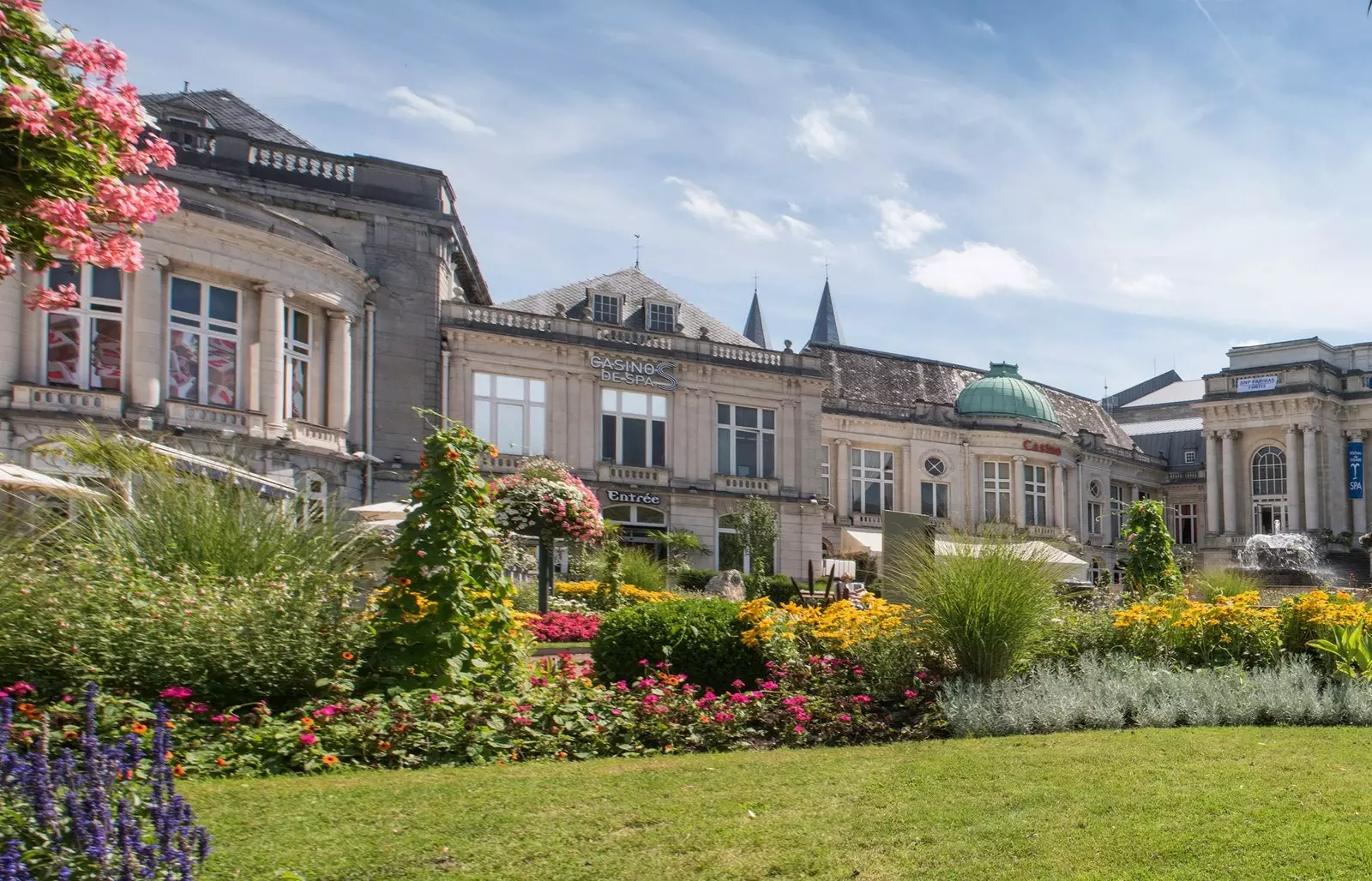 Kasino i byen Spa i Belgien.