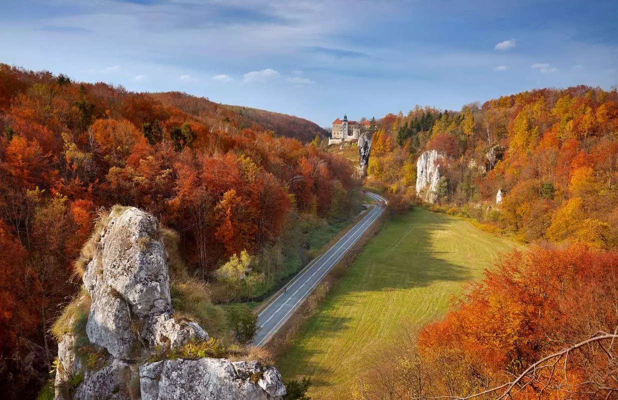 Národný park Ojców v Poľsku.