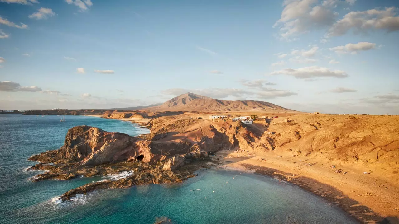 Playa de Papagayo, in Lanzarote, voted the best beach in Spain